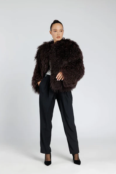 Coffee Curl Coat