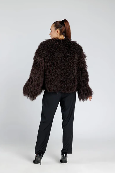 Coffee Curl Coat