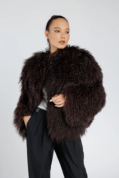 Coffee Curl Coat