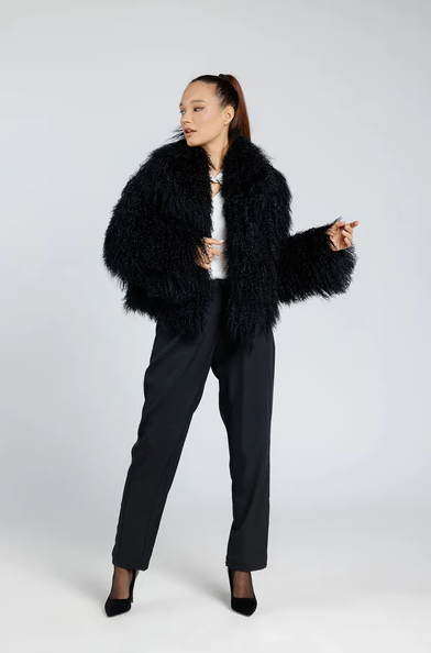 Onyx Curl Coat