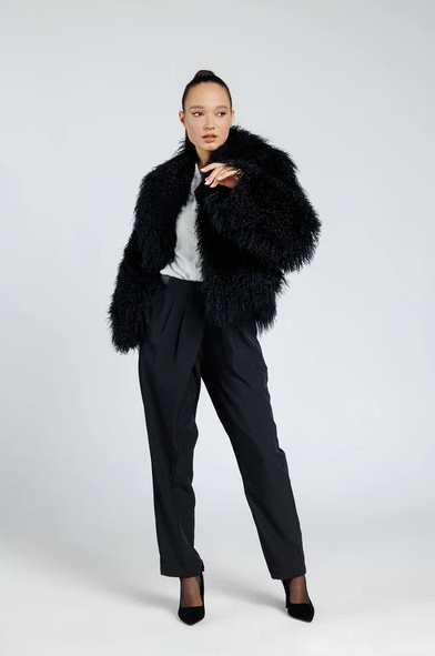 Onyx Curl Coat