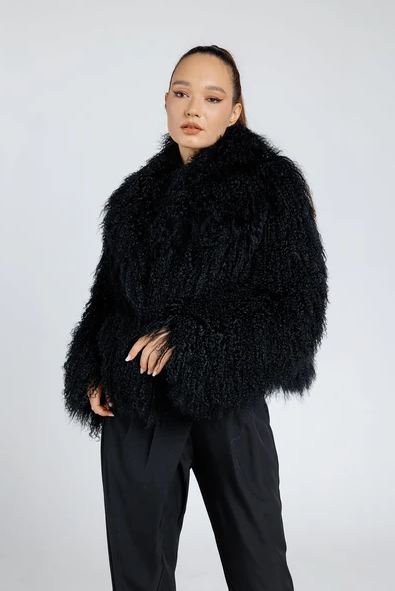 Onyx Curl Coat
