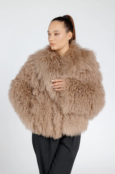 Cappuccino Curl Coat