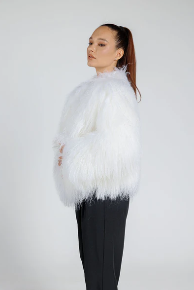Ivory Curl Coat
