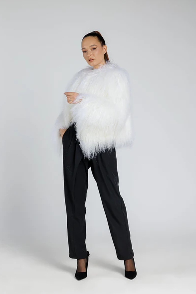 Ivory Curl Coat
