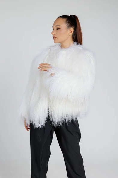 Ivory Curl Coat
