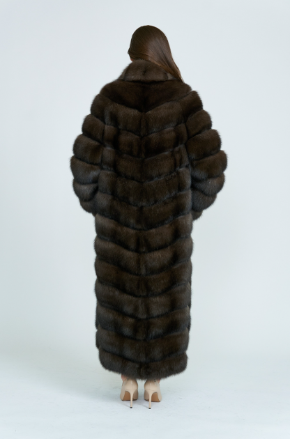 Chocolate Samur Coat
