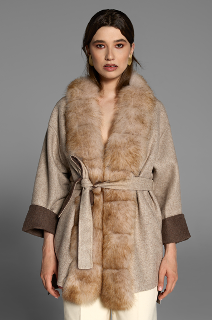 Veloura Sand Coat