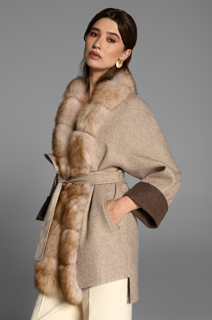 Veloura Sand Coat